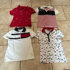 Lot Of 4 Tommy Hilfiger Polo Shirts